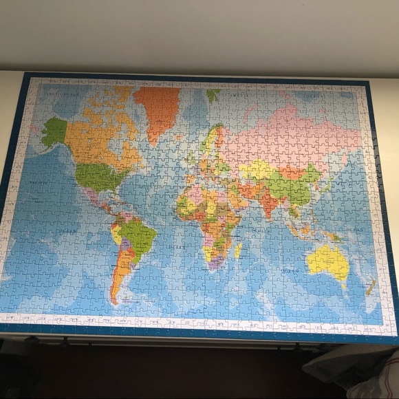 Eurographics 1000 Puzzle Map of the World - Picture 2 of 5